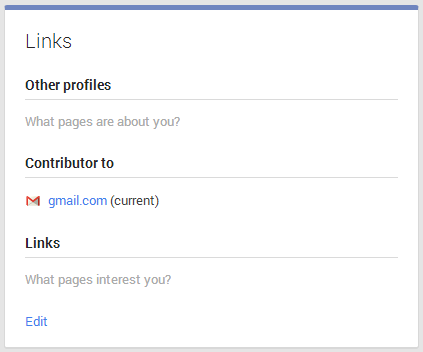 "Contributor To" Links "Contributor To" Links