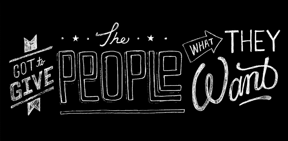 Ecommerce Customers - Give em what they want